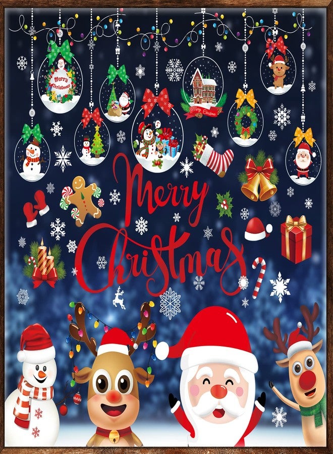 Funnlot Christmas Window Clings 10 Sheets Christmas Window Decorations Double Sided Christma s Window Stickers for Xmas Party Supplies Holiday Decorations - Image 1